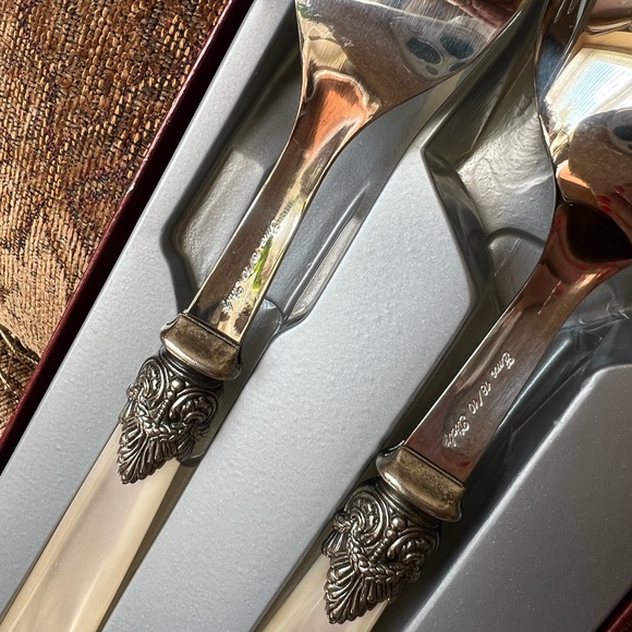 EME Italy Napoleon Table serving fork and serving spoon - Picture 6 of 15